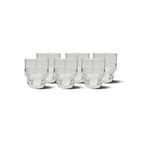 Set of 6 Skull Shot Glasses – 1.75 oz Glass Novelty Drinkware for Halloween Parties, Cocktail Bars & Home Decor