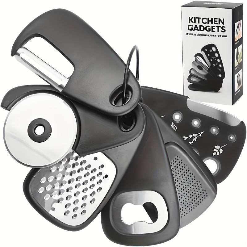 6-Piece Stainless Steel Camping Kitchen Utensil Set