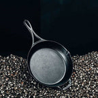 Black 2 Piece Lightweight Cast Iron Skillet Set -  Made in USA