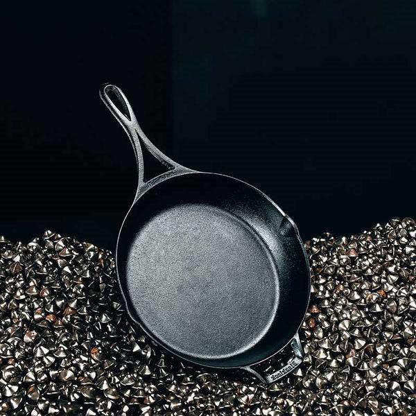 Black 2 Piece Lightweight Cast Iron Skillet Set -  Made in USA