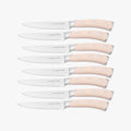 Elite Set of 8 Steak Knives - Cream