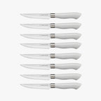 EcoCut 8 Piece Steak Knife Set, Grey