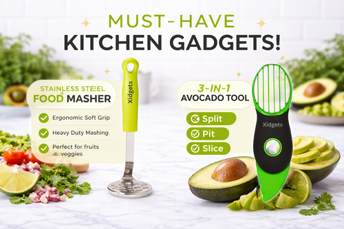 Indispensable kitchen tools for avocado prep by Xidgets