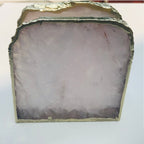 Rose Quartz Napkin Holder/Natural Stone Napkin Holder/Paper Napkin Holder/Desk Napkin Holder/Picnic Holder