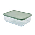 Container Culture 4-Piece Airtight Glass Food Storage Set with Lids, 40.57oz & 57.5oz Mixed Sizes - Soft Sage