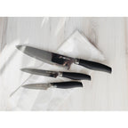 Titan 3-Piece Kitchen Knife Set - Black