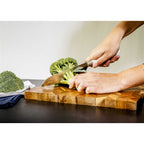 EcoCut 10 Piece Kitchen Knife Set With Blade Guards, Grey