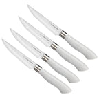 EcoCut 4 Piece Steak Knife Set, Grey